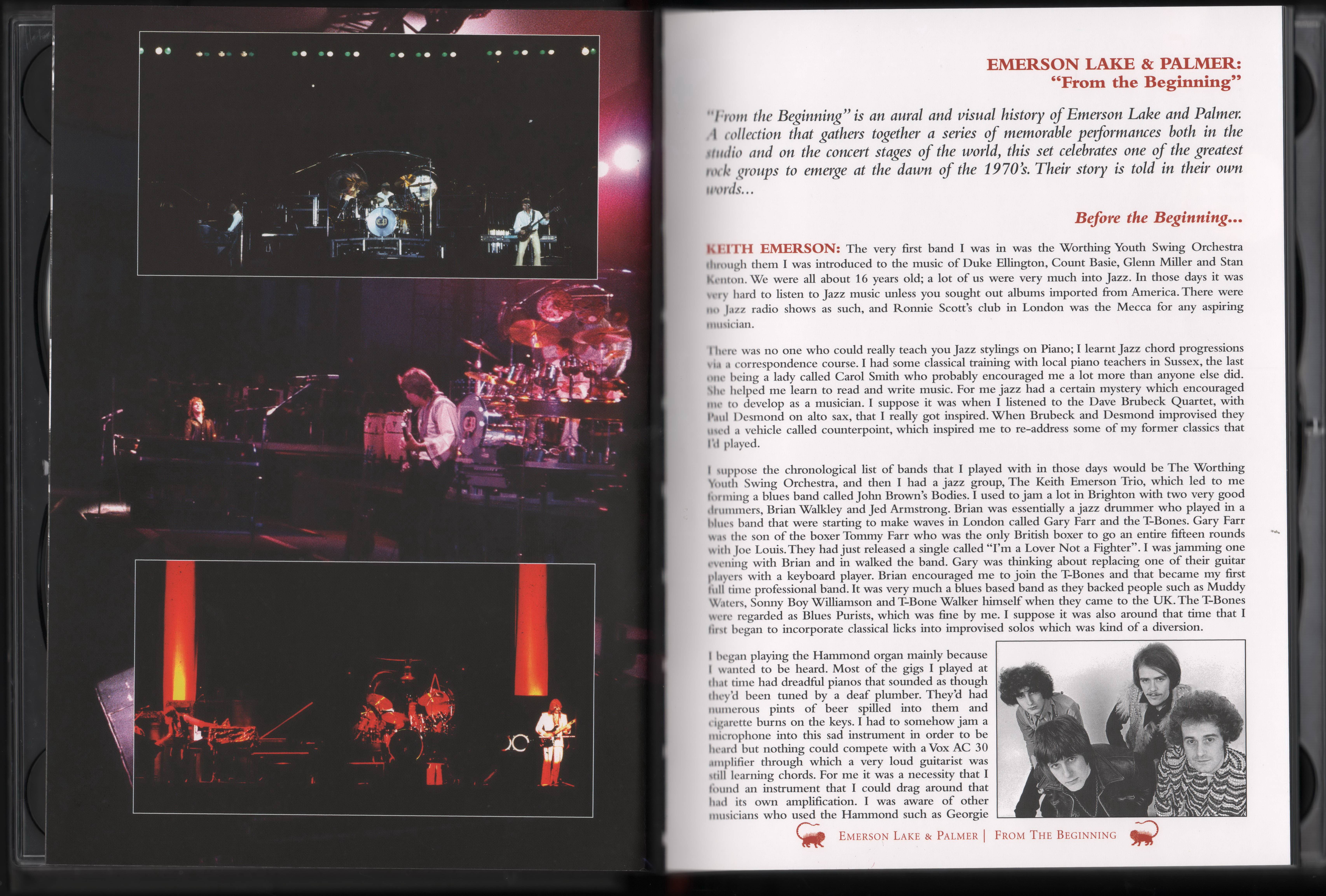 Emerson, Lake and Palmer From the Beginning [Booklet02 aus]